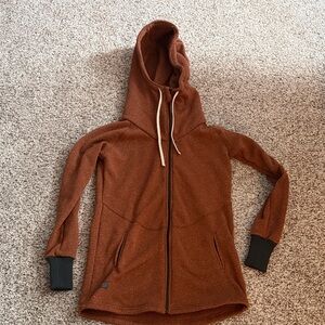 Deso supply co full zip tunic wanderer hoodie